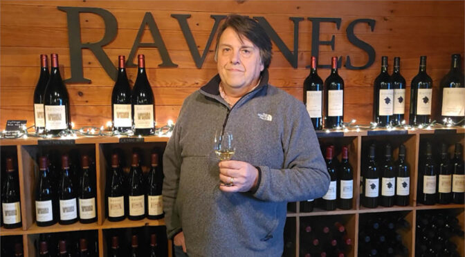 Klogere på New York State med smagning af vine fra Ravines Wine Cellars